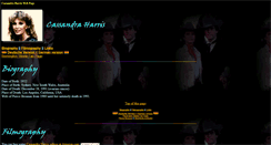 Desktop Screenshot of cassandraharris.tv-website.com